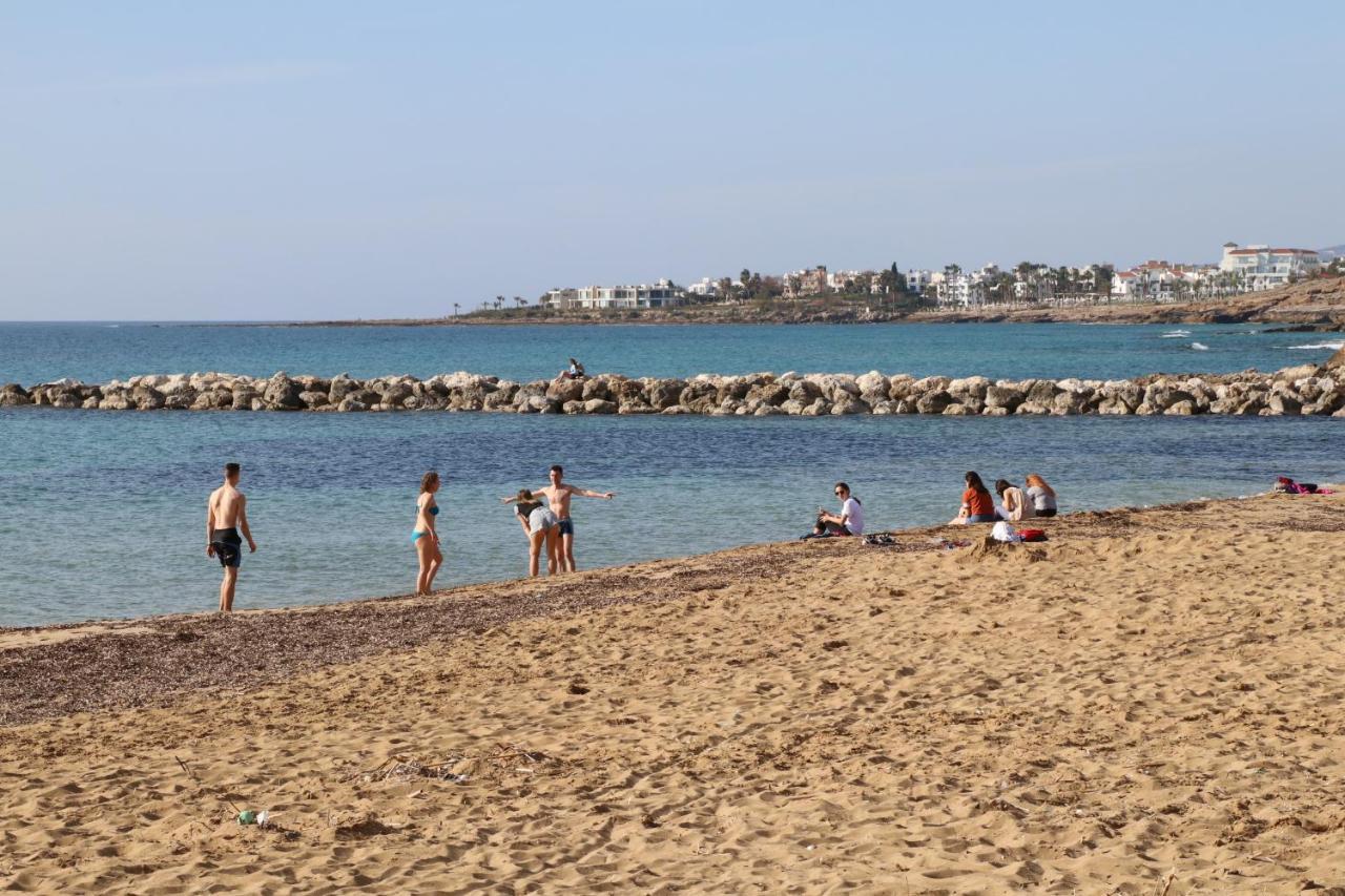 Cyking 2 Bed Apartment With Pool & 10 Min To Beach Пафос Екстериор снимка