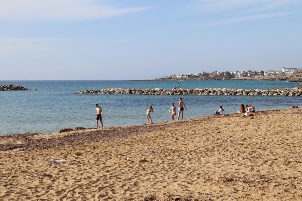 Cyking 2 Bed Apartment With Pool & 10 Min To Beach Пафос Екстериор снимка